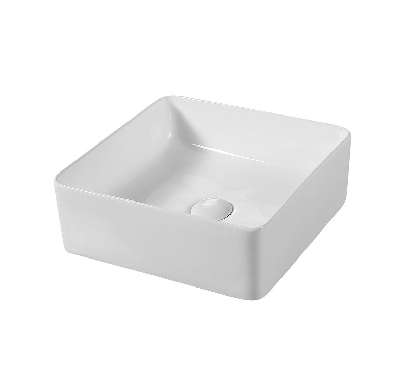 Co-lavo Lavamanos de Sobreponer Cuadrado 36.5 X 36.5 X 13.5 cm - Aqualia