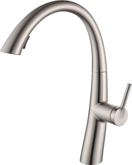 Grifo Fregador Monomando Con Cabezal Extraible Acero Inoxidable