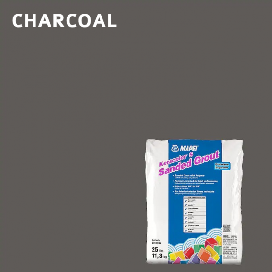 Lechada Con Arena Y Polimero- Mapei Keracolor S Charcoal 25Lbs – ELMEC