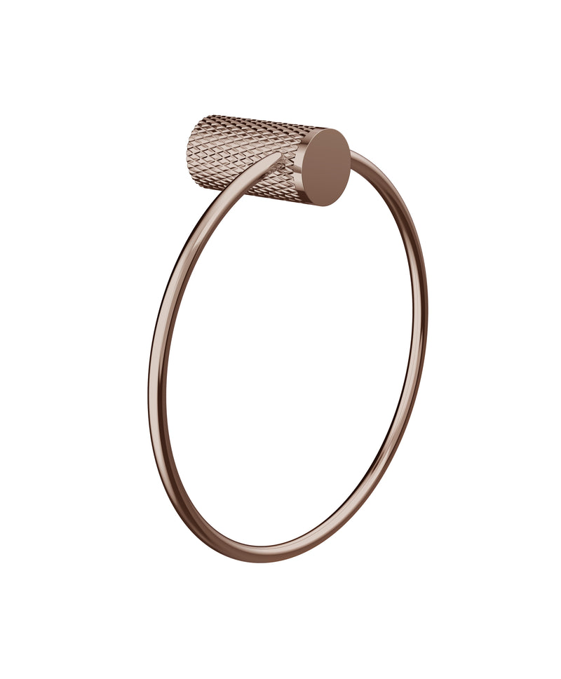 Aro Porta toalla Bronce Cepillado - Aqualia Signature