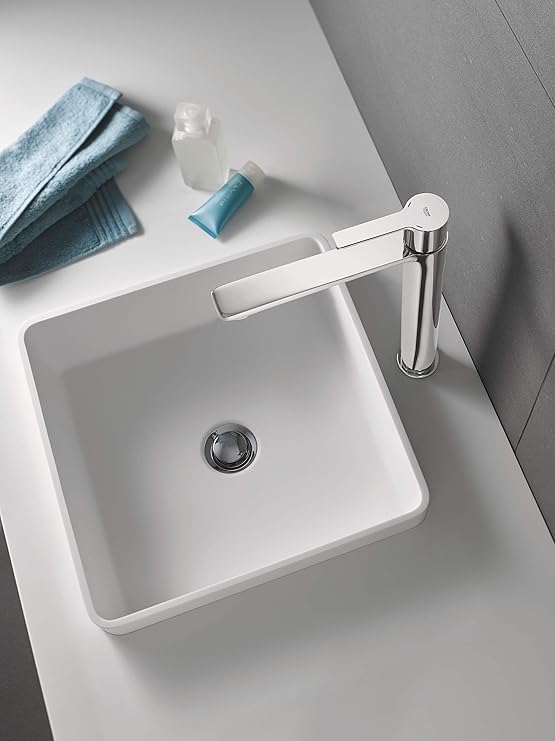 Grifo Lavamano Monomando Cuello Alto Grohe Lineare XL – ELMEC