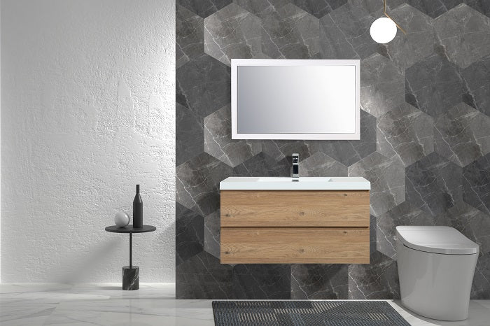 Mueble De Baño Aereo 160X48X50cm Oak - Aqualia Enrico