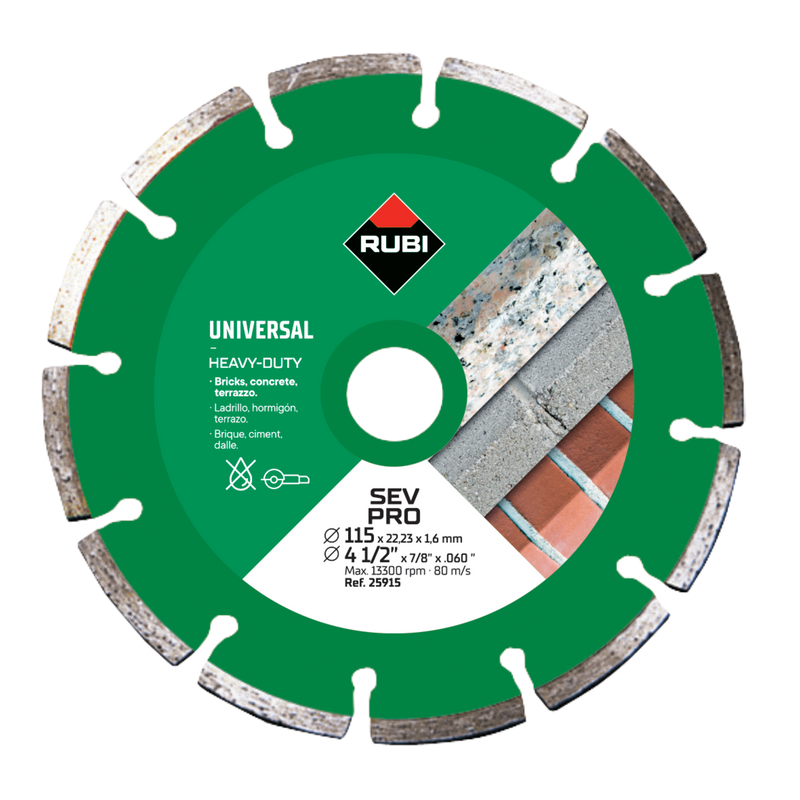 Disco Diamantato Per Mortaio Diamond Pro DP4501 115mm (4.5") - Punta Lama Per Smerigliatrice - Foto 4