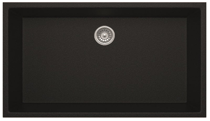 Fregador Bajo Mesa 29X18X8" Negro Mate - Aqualia