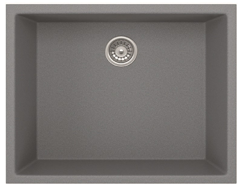 Fregador Bajo Mesa 20X18X8" Gris Oscuro Mate - Aqualia