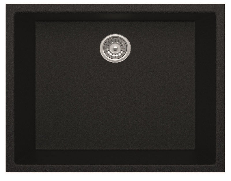 Fregador Bajo Mesa 20X18X8" Negro Mate - Aqualia