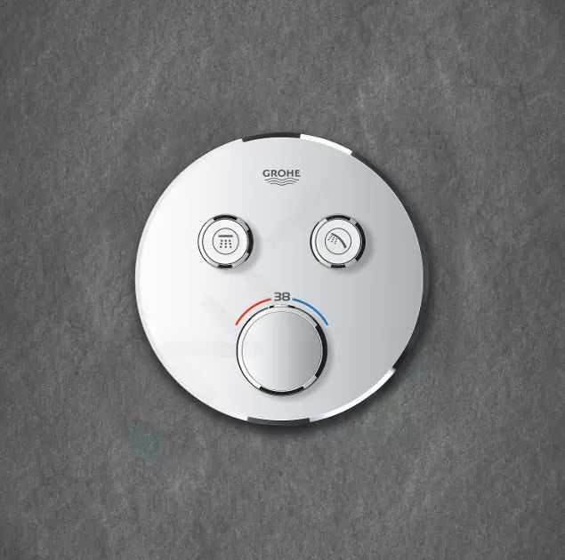 Termostato Empotrado Redondo De 2F Grohtherm - Grohe