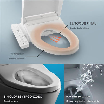 Asiento Para Inodoro Washlet Alargado - Toto C2