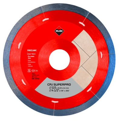 Disco Diamante Gres Porcelanico J-Slot - Rubi CPJ 115mm SuperPro