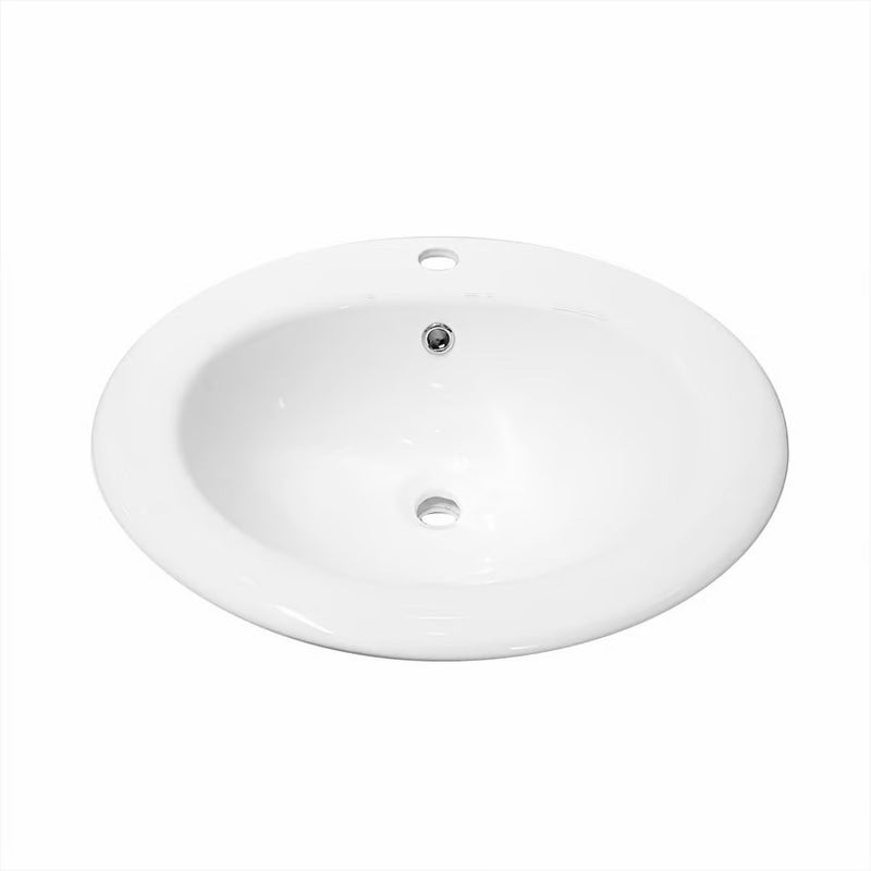 Lavamanos De Empotrar Ovalado 51x45cm - Aqualia Astilbe