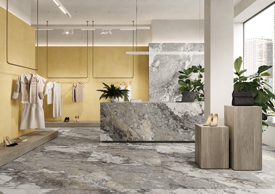 Porcelanato Mate Rectificado 120x120cm Grey Invisible - Imola The Rock