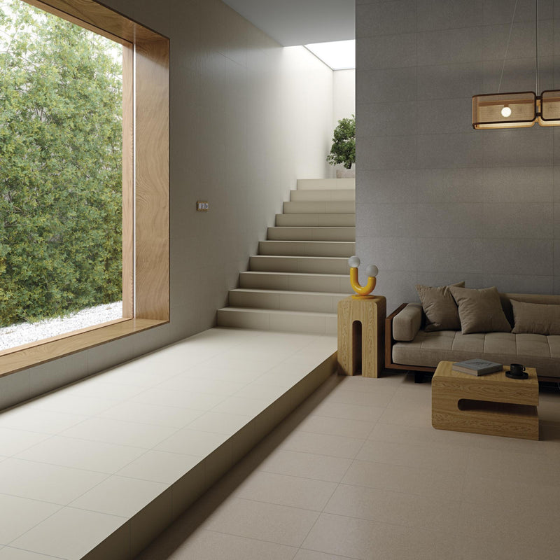 Porcelanato Esmaltado Antideslizante 30x60cm Beige - Vives Duo