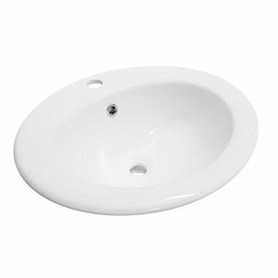 Lavamanos De Empotrar Ovalado 51x45cm - Aqualia Astilbe