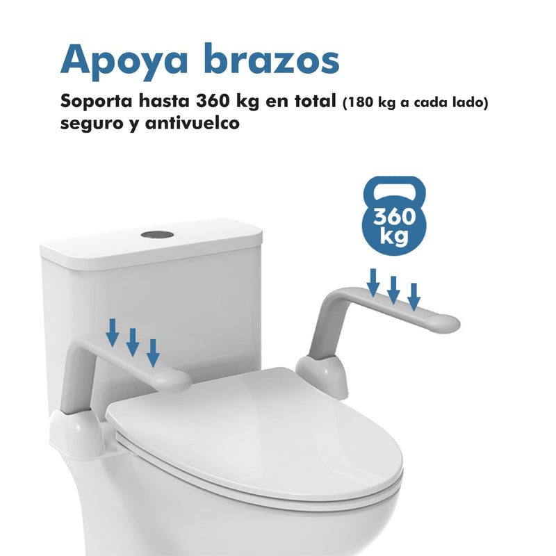 Apoya Brazo para Inodoro - Aqualia