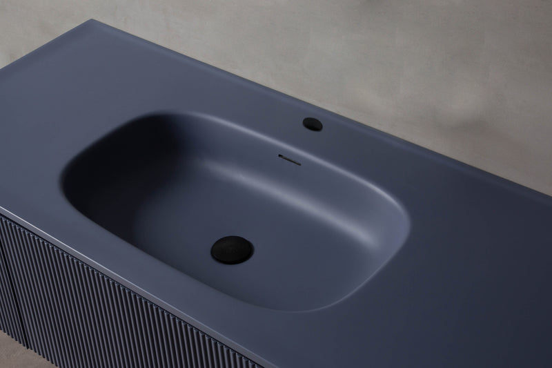 Mueble Aereo 135x52x35cm Azul Mate - Aqualia Deli
