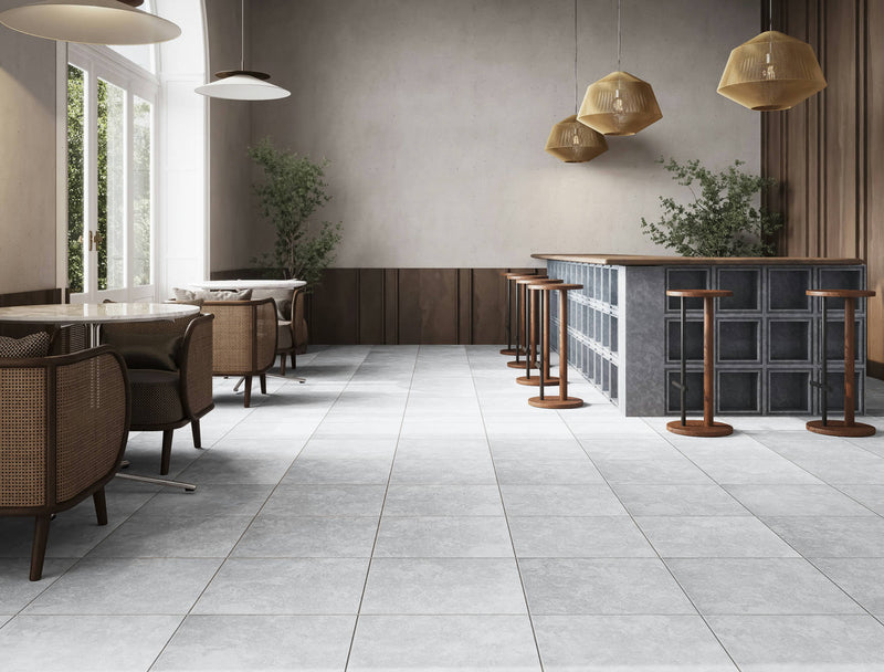 Pavimento De Cerámica Mate 45x45cm Grey - Alfagres Oxford