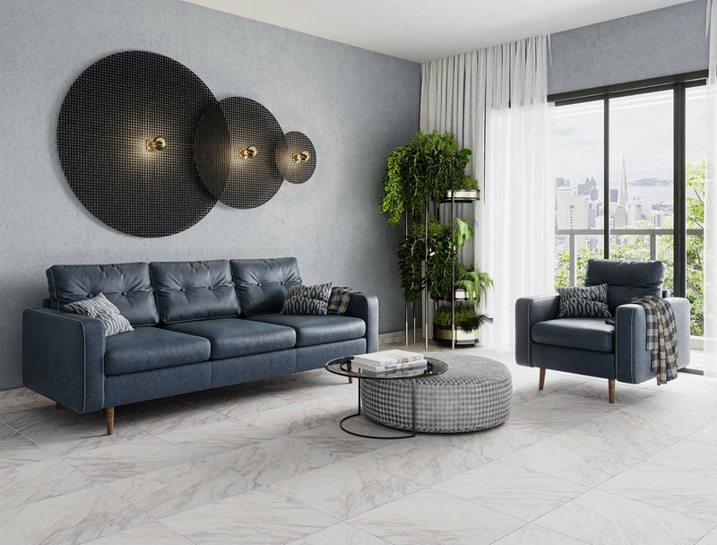 Pavimento de Ceramica Mate 45x45cm Grey - Alfagres Stonia