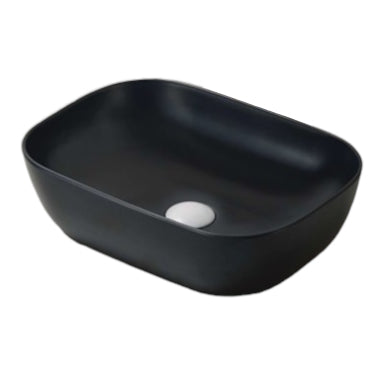 Lavamanos De Sobreponer Rectangular 45X32X13.5cm Negro - Aqualia Alamo 2