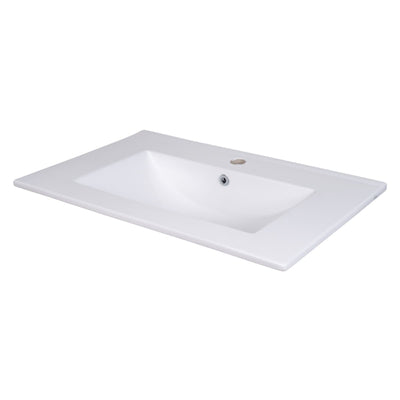 Lavamanos de Sobreponer Rectangular 61X46.5cm - Aqualia Azucena
