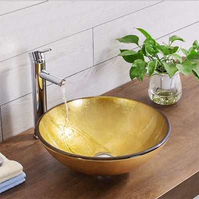 Lavamanos de Vidrio 42x42x14.5cm - Aqualia Orbit