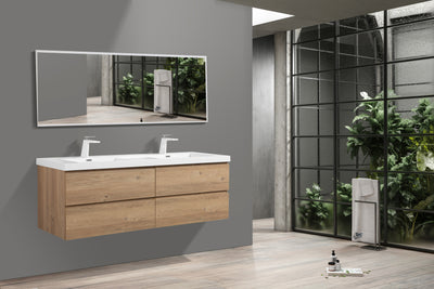 Mueble De Baño Aereo 160X48X50cm Oak - Aqualia Enrico