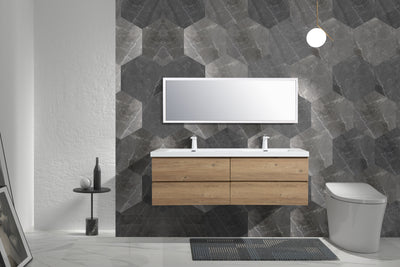Mueble De Baño Aereo 160X48X50cm Oak - Aqualia Enrico
