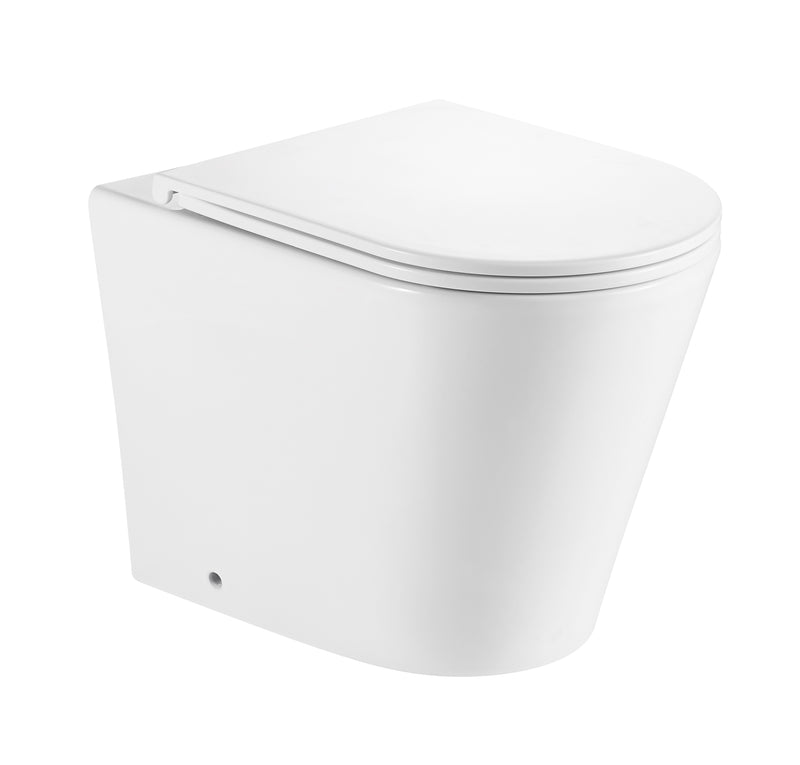 Inodoro para Tanque Empotrado con Descarga a Pared Blanco - Aqualia Lacar