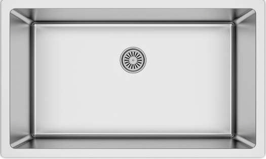 Fregador Bajo Mesa 30X18X9" Acero Inoxidable - Aqualia