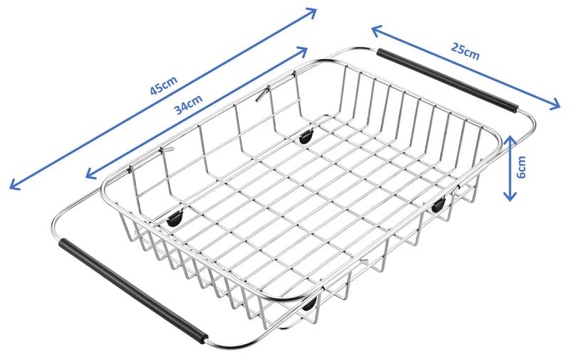 Canasta Escurridor Ajustable para Fregador - Aqualia