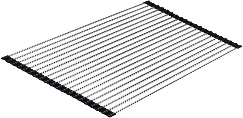 Escurridor Enrollable Para Fregador 43x50cm Negro - Aqualia