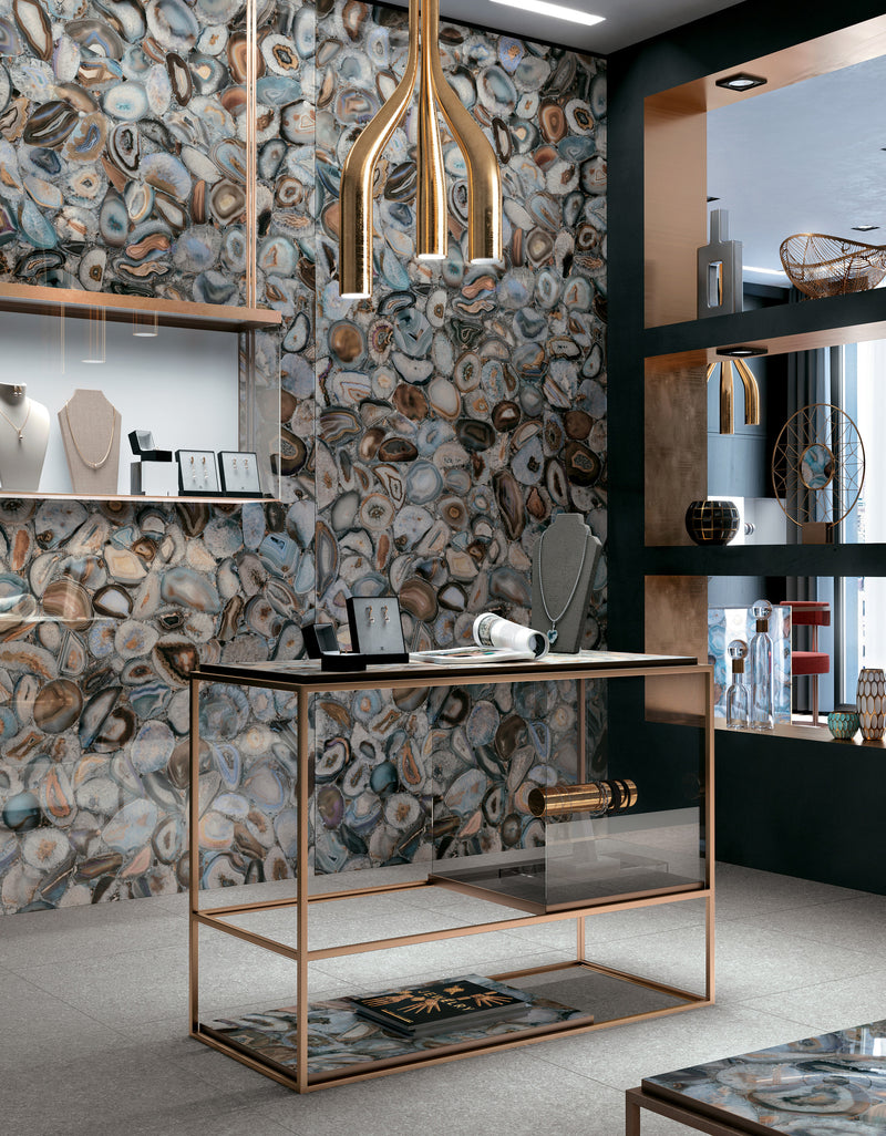 Porcelanato Rectificaco Pulido 120X278cm Agatha Multicolor - Mirage Wanderlust