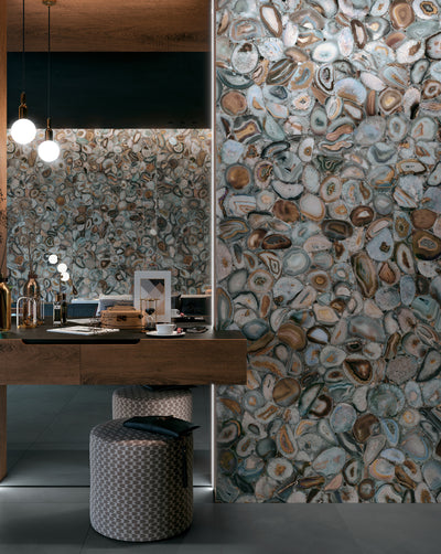 Porcelanato Rectificaco Pulido 120X278cm Agatha Multicolor - Mirage Wanderlust