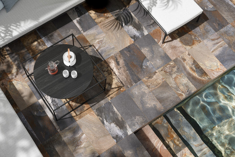 Porcelanato Esmaltado Antideslizante 30x60cm Multicolor - Argenta Biltmore