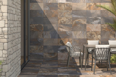 Porcelanato Esmaltado Antideslizante 30x60cm Multicolor - Argenta Biltmore