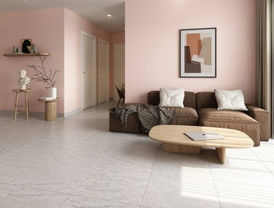 Pavimento De Ceramica Antideslizante 61X61cm Gris - Alfagres Toscana