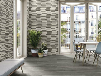 Revestimiento De Ceramica Mate 17.5X50cm Notte - Baldocer Cowan Sabbi