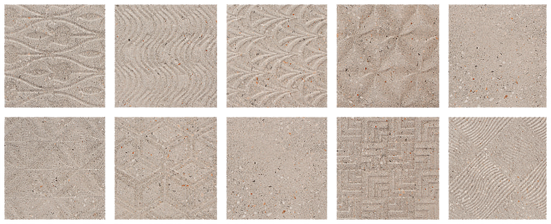 Revestimiento De Ceramica Mate 15x15cm Mud - Baldocer Dipsy Asphalt