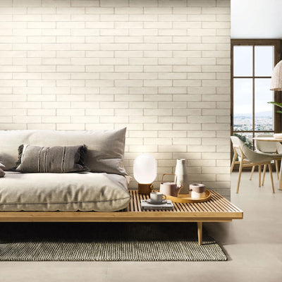 Revestimiento de Cerámica Mate 7.5x30cm Crema - Baldocer Catania