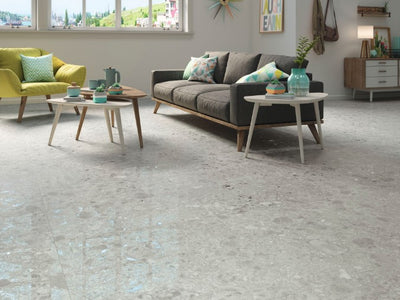 Porcelanato Esmaltado Rectificado Mate 80X80cm Steel - Baldocer Hannover