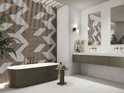 Porcelanato Esmaltado Mate Rectificado 60x120cm Soft Blanc - Baldocer Village