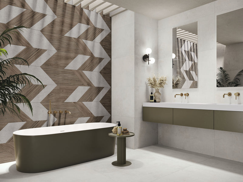 Porcelanato Esmaltado Mate Rectificado 60x120cm Soft Cendre - Baldocer Village