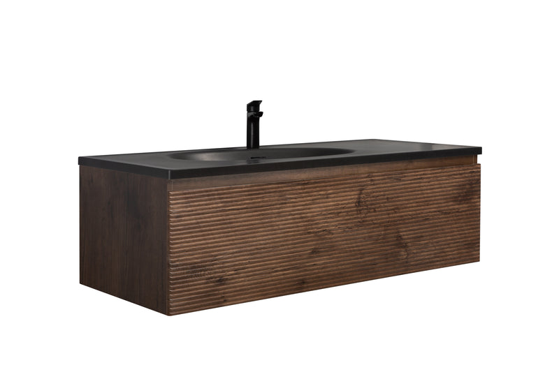 Mueble Aereo 120x48x45cm Rosewood - Aqualia Daryal