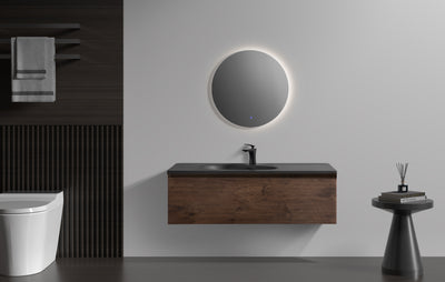 Mueble Aereo 120x48x45cm Rosewood - Aqualia Daryal