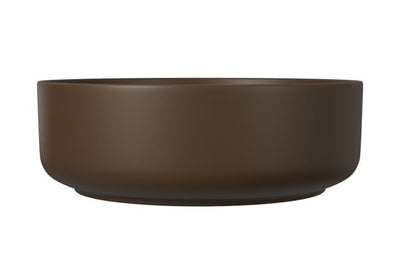Lavamanos De Sobreponer Redondo 40cm Marron Fosco - Deca