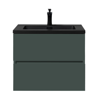 Mueble De Baño Aereo 60X48X50cm Verde Oscuro - Aqualia Coello