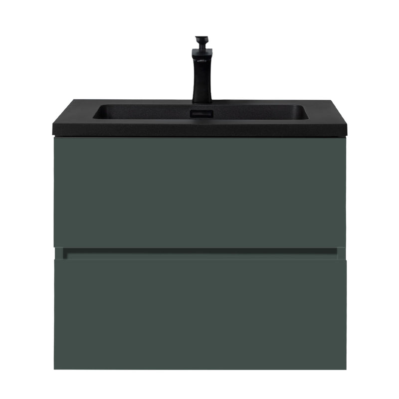 Mueble De Baño Aereo 60X48X50cm Verde Oscuro - Aqualia Coello