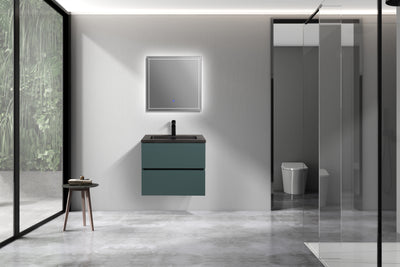 Mueble De Baño Aereo 60X48X50cm Verde Oscuro - Aqualia Coello