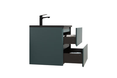 Mueble De Baño Aereo 60X48X50cm Verde Oscuro - Aqualia Coello