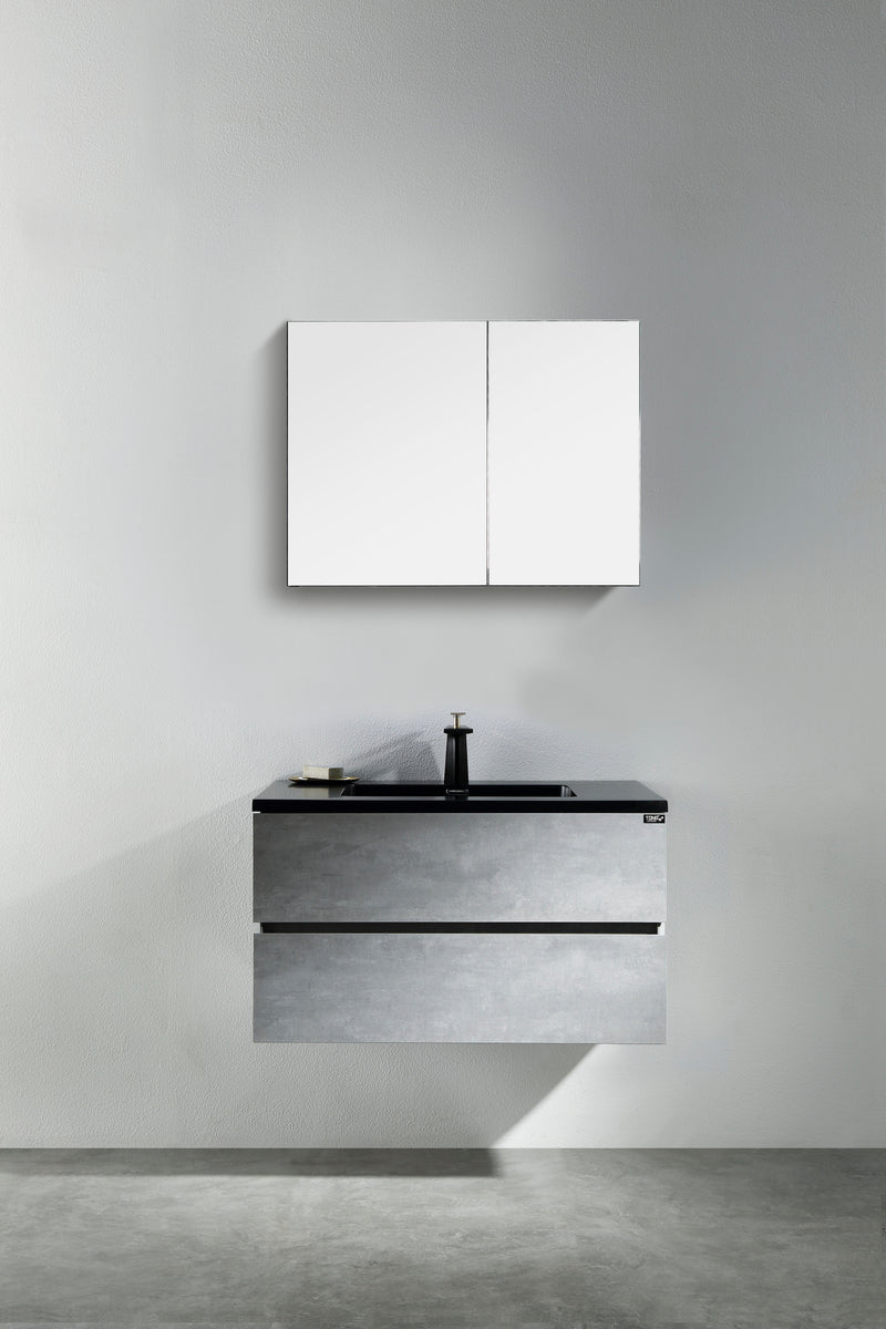 Mueble De Baño Aereo 60X48X50cm Gris - Aqualia Coello