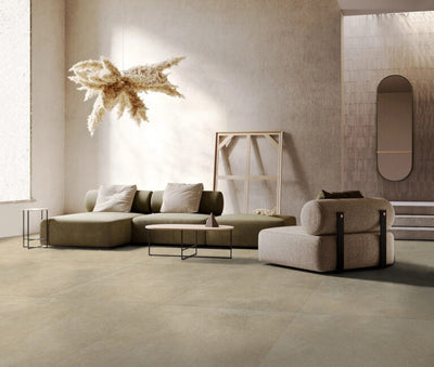 Megaformato Porcelanico Esmaltado Mate 163x324cm Almond - Energieker Nereidi